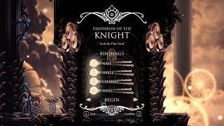 Hollow Knight Godmaster  Pantheon of the Knight All Bindings [upl. by Norabel]