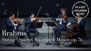 Johannes Brahms String Quartet No 2 in A minor op 51  Schumann Quartett [upl. by Yart289]