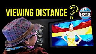 Best TV Viewing Distance sit closer to your TV [upl. by Gilder914]