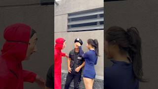 Money Heist vs Police 52 moneyheist parkour police escape shorts cpider98 [upl. by Refinnaej]