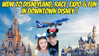 WDW to Disneyland  EPIC TRAVEL DAY For Halloween 10K [upl. by Erdeid]