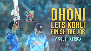 quotOver to you Viratquot  MS Dhoni lets Virat Kohli finish it off [upl. by Zillah473]