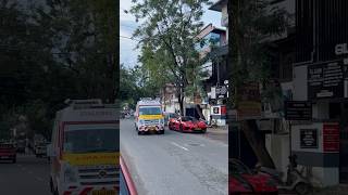 Corvette🔥Vs Ambulance😳corvette bussimulatorindonesia bussid busmod ambulance road car [upl. by Strickland]