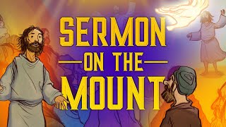 Jesus and The Sermon on the Mount  Matthew 5  Sunday School Lesson and Bible Story for Kids HD [upl. by Tegdig]