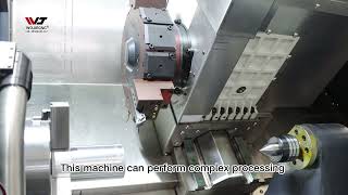 WOJIE CNC Slant Bed Lathe Machine TCK56A [upl. by Shargel]