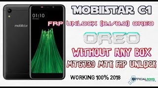 Mobiistar C1 frp Unlock Oreo 8180 bypass Google account working 100 2018 [upl. by Teerprug]