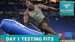 Which Day 1 NFL Combine Testers Are Good Fits For The Miami Dolphins [upl. by Tonya]