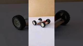 Amazing Electric Dc Motor Car  Dc Motor Project  Mini Cardboard Car  Simple Car [upl. by Denn]