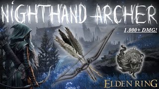 The Nighthand Big Damage Bow  Elden Ring DLC Invasions [upl. by Gnoud253]