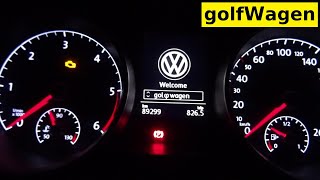 VW Golf 7 Auto Hold EPB settings on infotainment [upl. by Kcirttap]