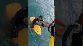 Fone Wingfoil knee start on a 50L board Maui Hawaii [upl. by Eirual]