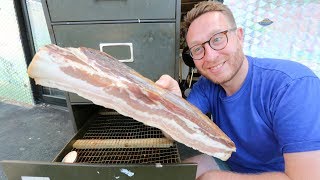 Episode 3 HOW TO SMOKE BACON  In a File Cabinet  John Quilter [upl. by Pearla162]