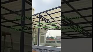 Kanopi Alderon Transparan  Canopy Alderon Translucent  Tampilan Lebih Mewah  Murah amp Bergaransi [upl. by Toney]