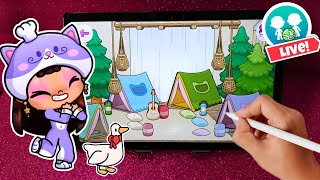 🔴FESTA DO PIJAMA COM A HARU NO AVATAR WORLD [upl. by Ulu]