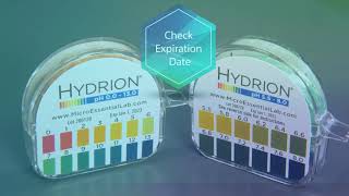 How to Use Hydrion pH Paper [upl. by Sapienza]