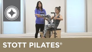 Exercise of the Month  STOTT PILATES® Footwork on Stability Chair [upl. by Consuela]