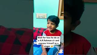 Dedicated to ARRahman sir ‘THE GOAT LIFE’ by my son DrShakira Ashikshorts trending viralvideo [upl. by Haraf502]