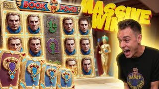 6stelliger Gewinn bei BOOK OF POWER📙📘 Casino Slot Stream Highlights [upl. by Marlette]