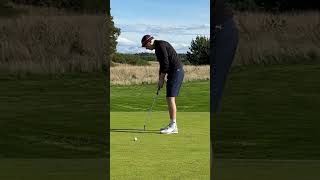 Great hybrid decent approach almost bird two putt par golf shorts golfshorts golfvlog [upl. by Anik]