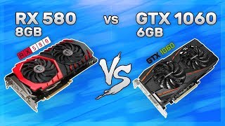 RX 580 8GB vs GTX 1060 6GB  1080p  Benchmarks  6 Game Tested [upl. by Pain]