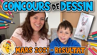 CONCOURS DE DESSIN POUR ENFANTS  résultats mars 2021 [upl. by Nylave724]