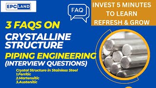 Understanding Stainless Steel Ferritic Martensitic and Austenitic Types Explained FAQs [upl. by Nanor]