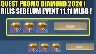 EVENT DIAMOND KUNING 2024 RILIS  DAPAT 400 DIAMOND KUNING GRATIS  QUEST PROMO DIAMOND MLBB 2024 [upl. by Schubert]