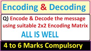 Encoding and Decoding  Encode and Decode  What is Encoding and Decoding [upl. by Norym904]