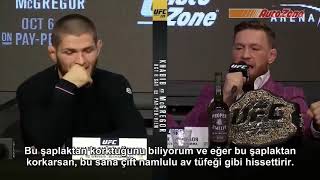 McGregor vs Khabib Basın Toplantısı TÜRKÇE [upl. by Astraea]