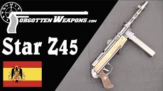 Star Z45 Spains Improved MP40 Submachine Gun [upl. by Cissie88]