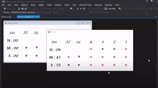 Binary Clock in C [upl. by Nim]