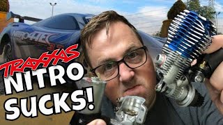 This is Why I Hate Nitro  The Cheapest Nitro Traxxas RC Car on the internet 33 4Tec [upl. by Atnohsal]