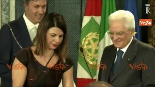 LA GAG DI GEPPI CUCCIARI CHE HA FATTO RIDERE MATTARELLA [upl. by Petunia]