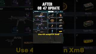 Use 4x Scope In Xm8 After Ob 47 Update 😱 shorts [upl. by Anahoj]