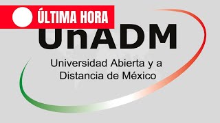 Aviso Importante Convocatoria UnADM 2024 [upl. by Eiramannod]