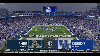 2023  Kentucky Football  Kentucky vs Akron Game 3 [upl. by Turnbull450]