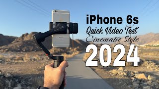 iPhone 6s 2024  iOS 1583  Quick Video Test  Cinematic Style [upl. by Towbin]