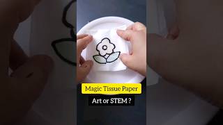 Magic Tissue Paper STEM Activity For Kids Preschoolers Activity [upl. by Collar812]