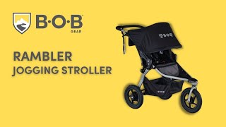 How to Use the BOB Gear Rambler Jogging Stroller [upl. by Catlin]