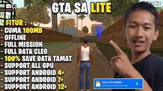 GTA SA Lite Original Support All Device Cuma 100MB [upl. by Ainirtac]