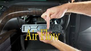 Cabin Air Filter location and replacement How to Change Acura MDX [upl. by Ahsinnor]