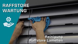 Reinigung Raffstore Lamellen von Schlotterer [upl. by Shien]