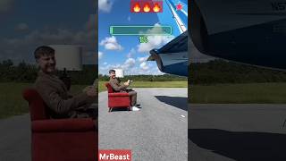 Human vs Jet Engine mrbeast mrbeastshorts shortsvideo shorts trendingshorts superman [upl. by Ayocat]