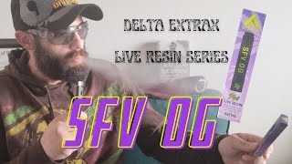 Live Resin Delta 10  THCO amp THCP Delta Extrax San Fernando Valley OG strain review [upl. by Ecnesse]