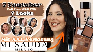 MESAUDA MILANO FULL FACE 7️⃣ Youtuber  7️⃣ FULL FACE LOOKS  VERLOSUNG [upl. by Llezniuq]