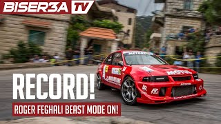 RAW  Roger Feghali New Record  Full Run Falougha Hill Climb 2015 [upl. by Llorre]