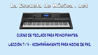 Pista musical de acompañamiento para Noche de Paz  Lección 73 [upl. by Jestude]