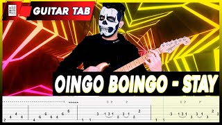 【OINGO BOINGO】 Stay  cover by Masuka  LESSON  GUITAR TAB [upl. by Eeniffar]