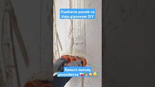 Samodzielny remont 🙈 Niekiedy trzeba Osadzanie puszek diy MożeSięUda [upl. by Nnylyrehc]