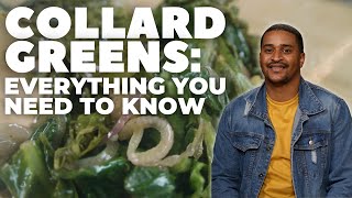 Everything You Need to Know About Collard Greens with JJ Johnson  Food Network [upl. by Ahseket248]